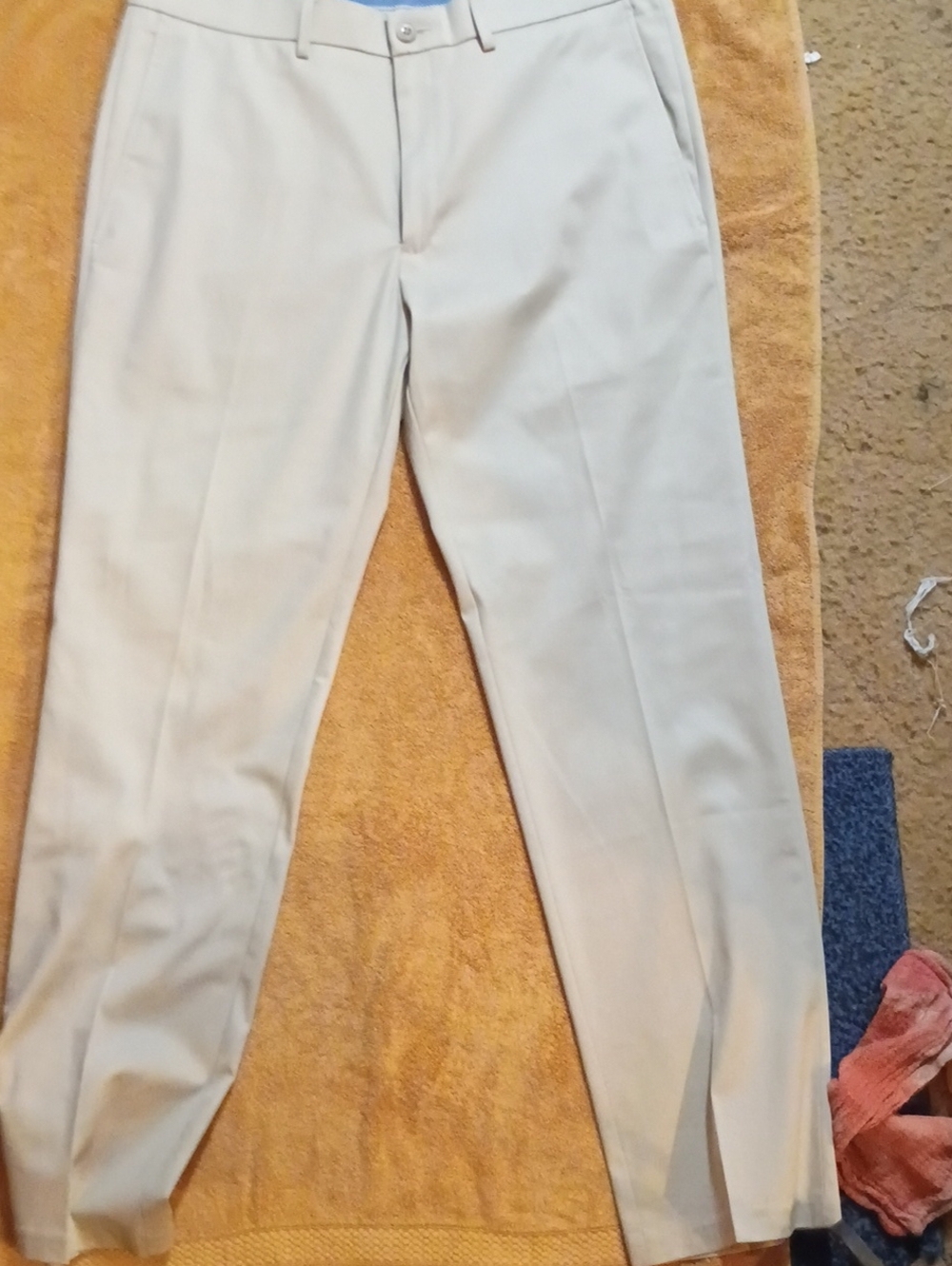 Haggar Light Beige Men's Dress Pants